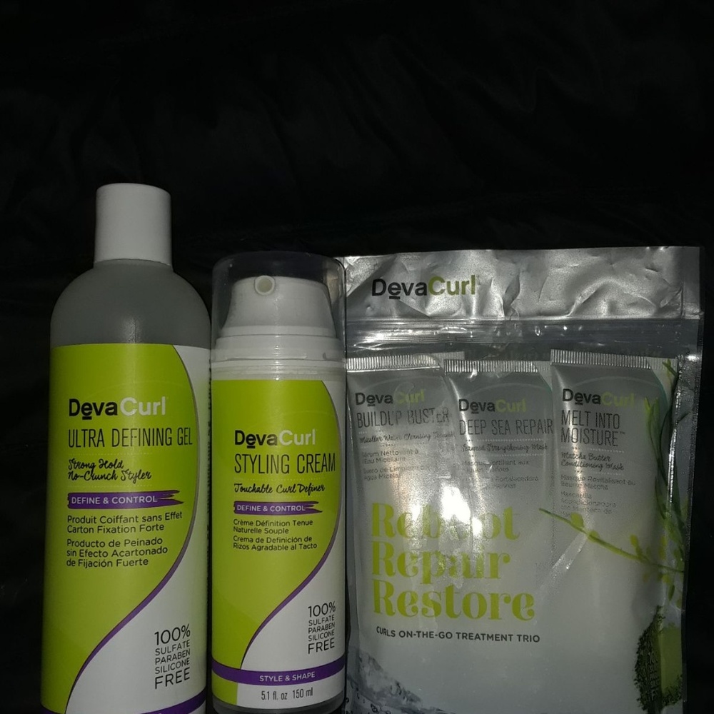 DevaCurl Defining Gel Styling Cream & Trio Kit